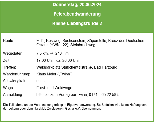 FA Wanderung 2024 06 24