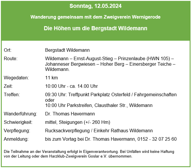 Wandern 2024 05 12