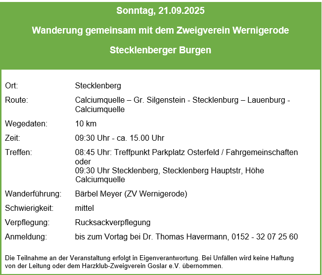 Wandern 2025 09 21