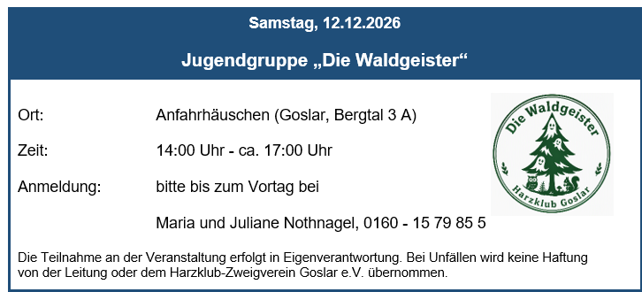 Waldgeister 2026 12 12